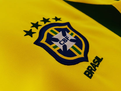 BRAZILIË 2002 THUIS RETRO SHIRT 