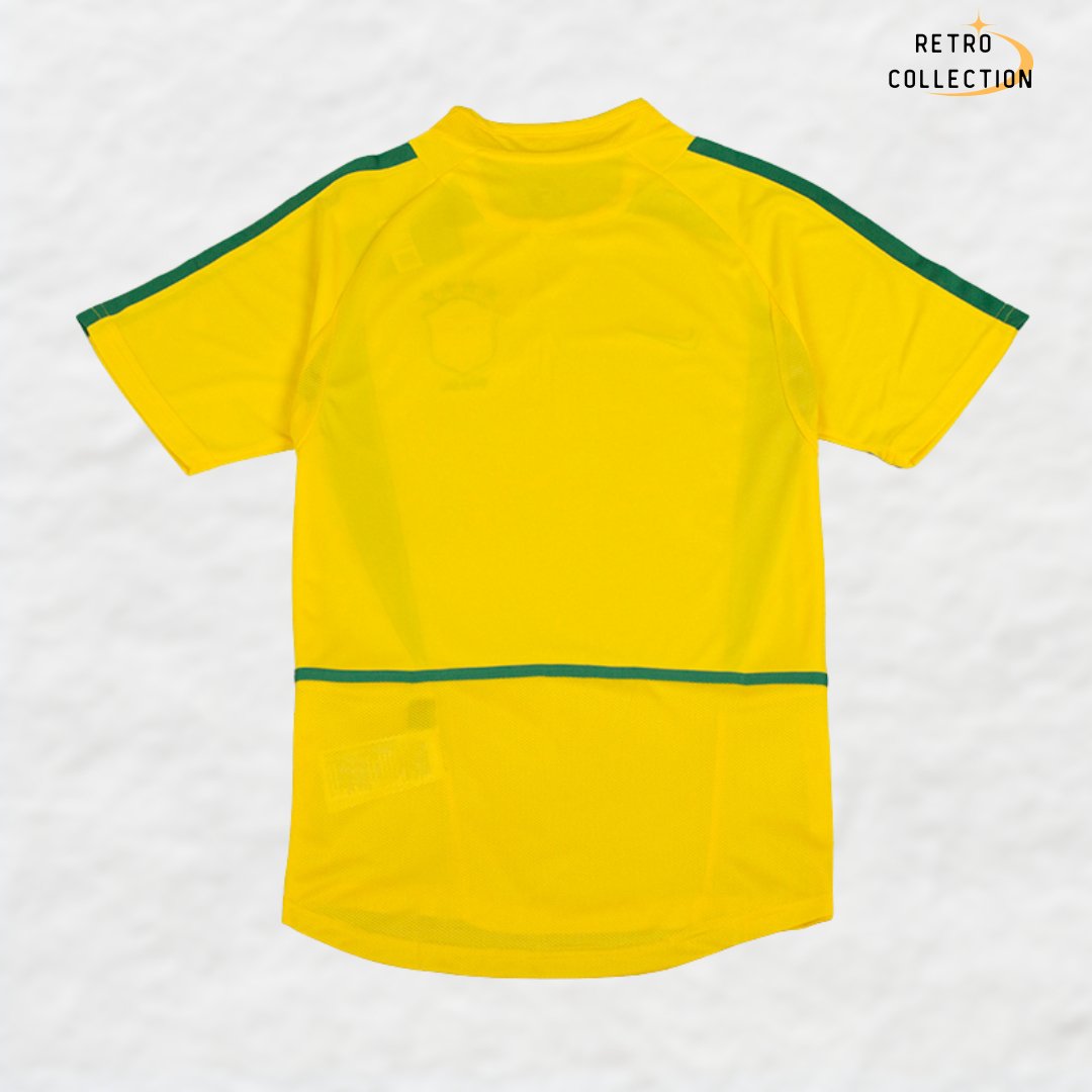 BRAZILIË 2002 THUIS RETRO SHIRT 