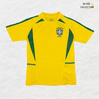 BRAZILIË 2002 THUIS RETRO SHIRT 