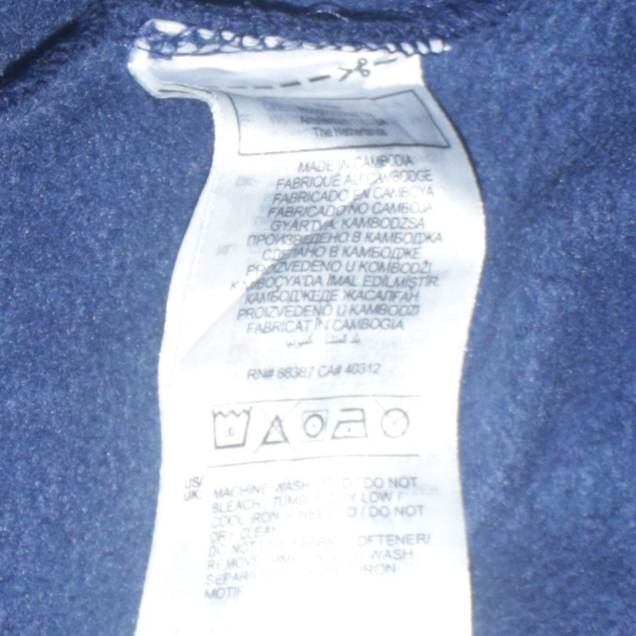 Adidas Navy Blue Sweatshirt Men's Small Embroidered Chest Logo Crewneck Pullover Top