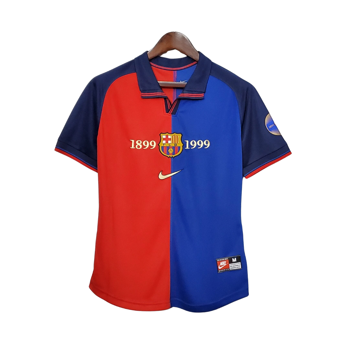 FC Barcelona Thuisshirt - 100 Jaar - 1998-1999