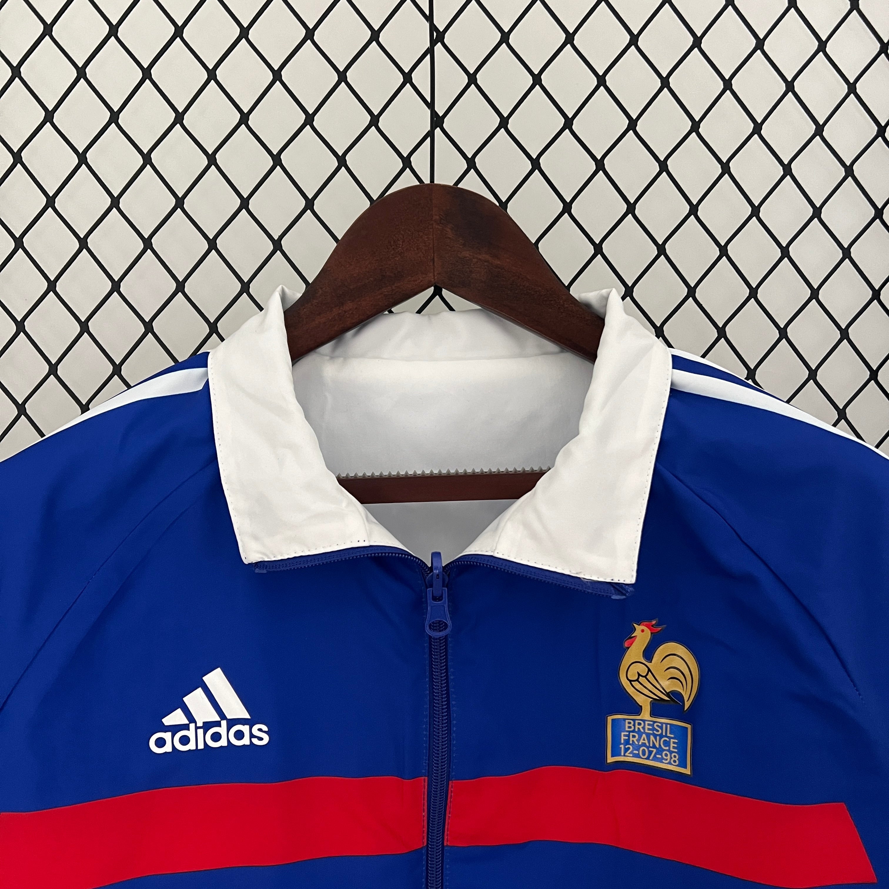 Frankreich WM 1998 Wendbare Retro-Jacke