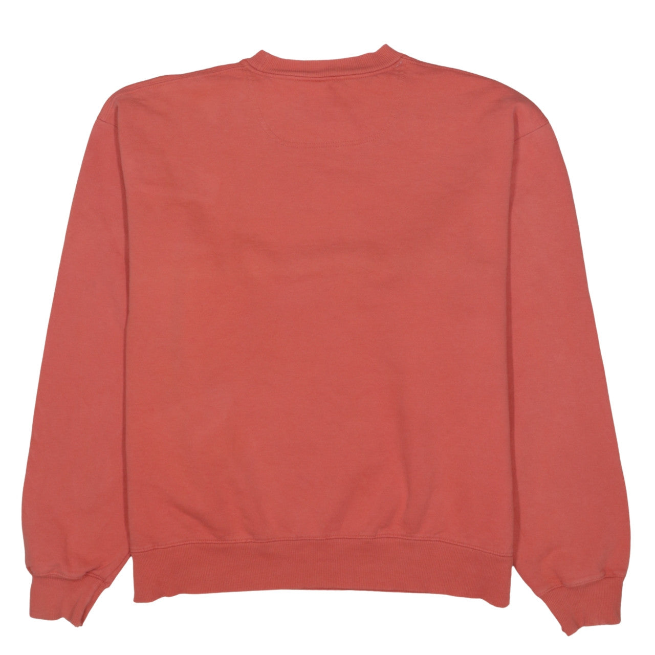 Champion Coral Orange Sweatshirt Men's XLarge Small Embroidered C Logo Crewneck Pullover