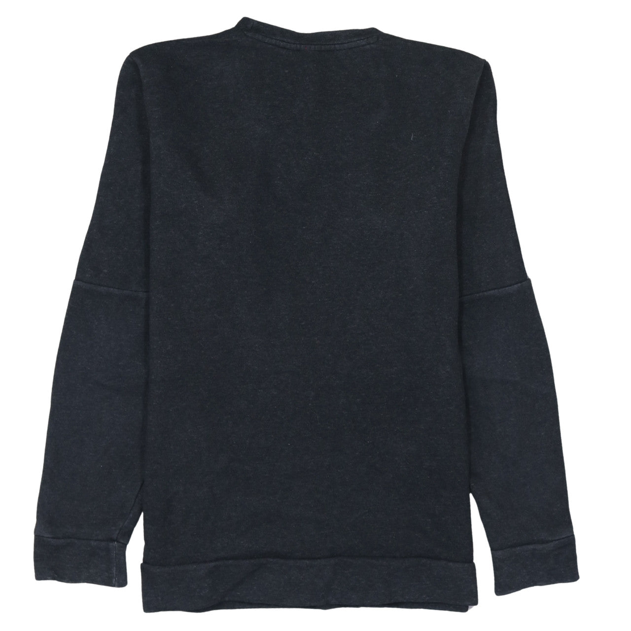 Adidas 90's Striped Sleeve Crew Neck Sweatshirt Medium  Black