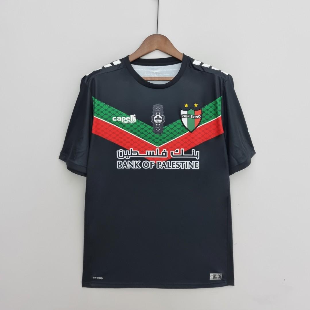 FC Palestino 22/23 Palestina Jersey Zwart