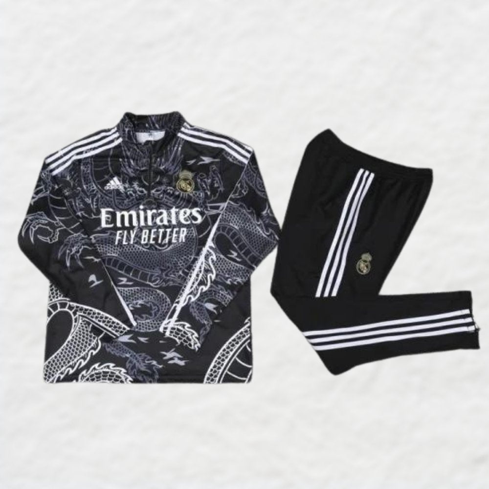 REAL MADRID 2022/23 ZWARTE DRAKEN TRAININGSPAK