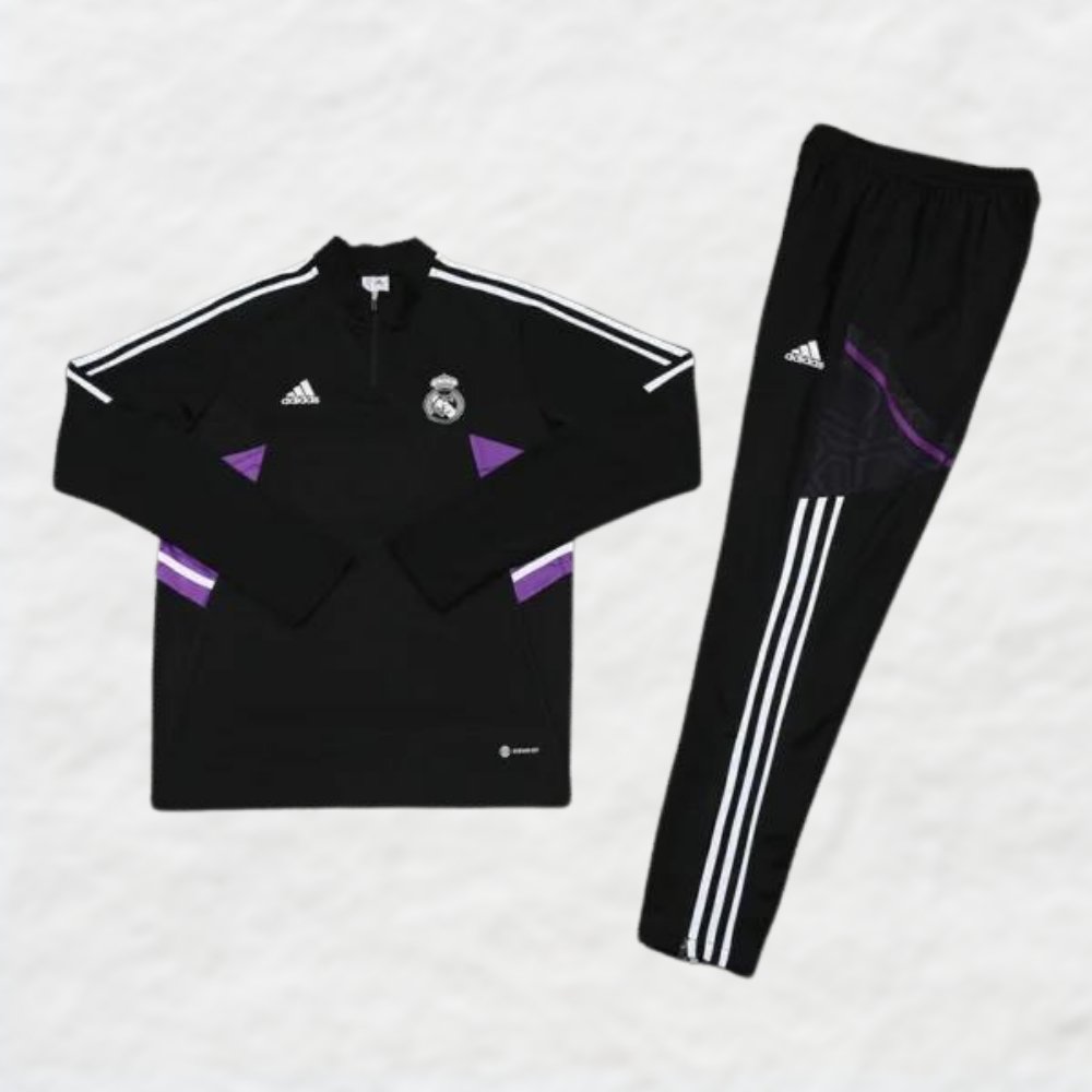 REAL MADRID 2022/23 BLACK TRACKSUIT