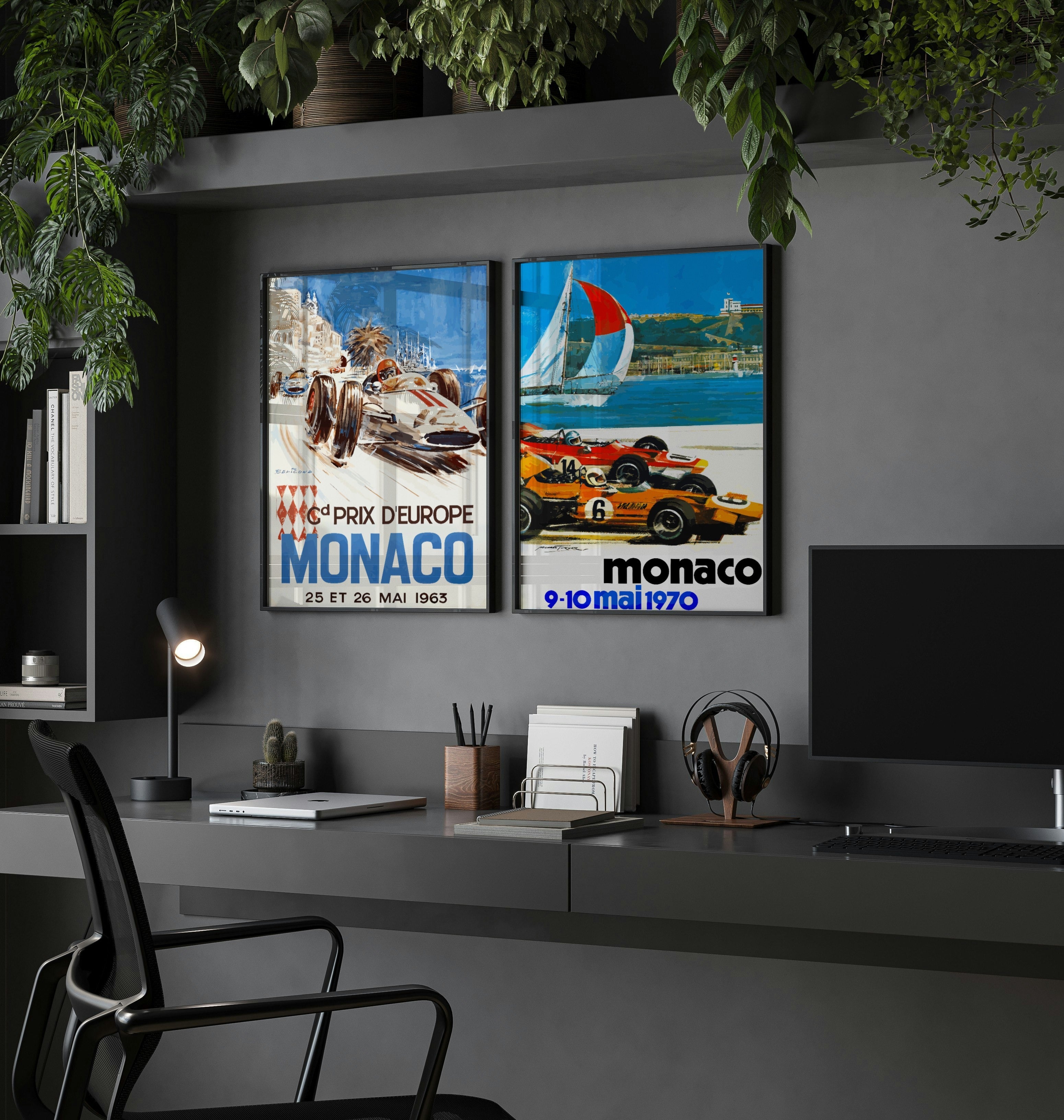 Monaco Grand Prix poster