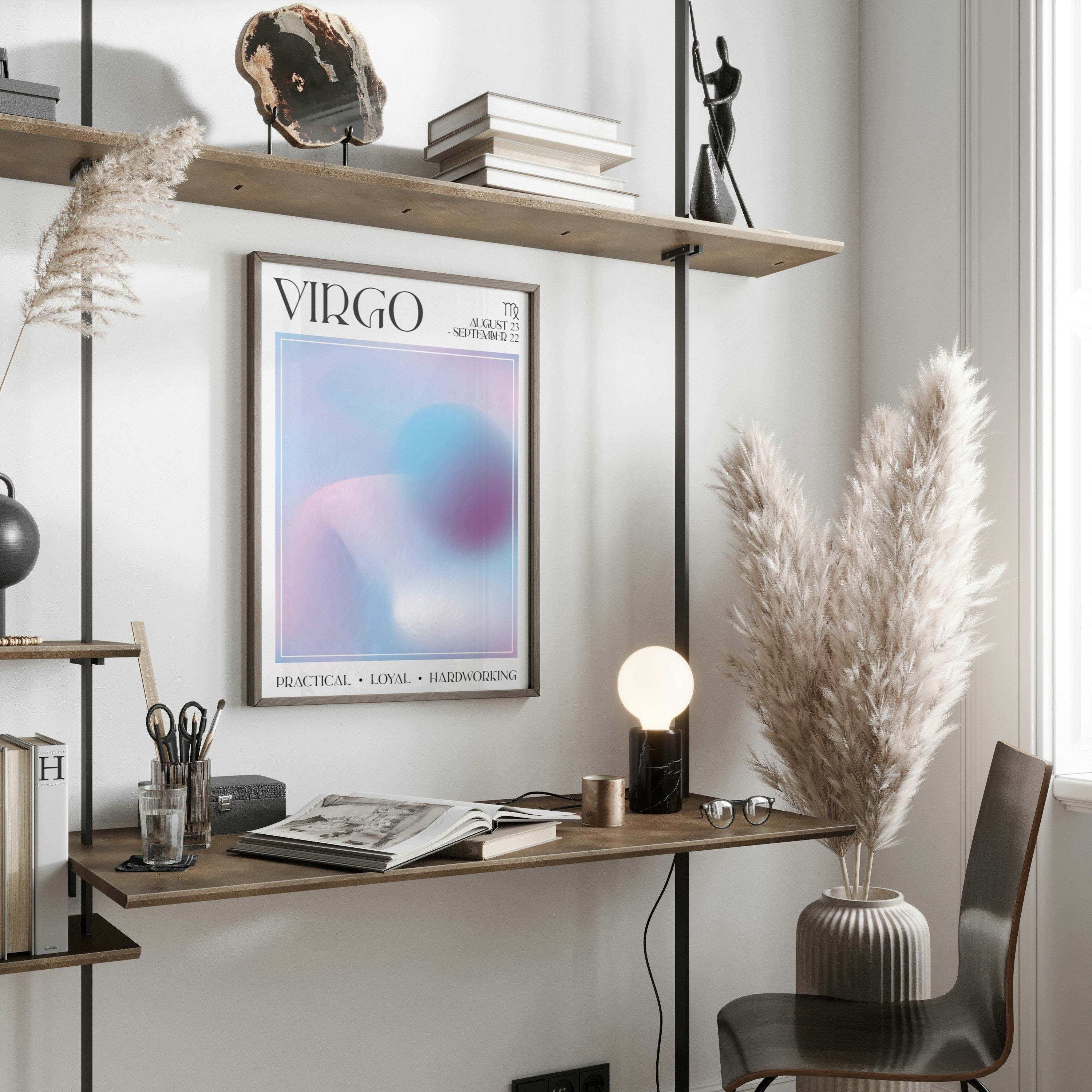 Virgo Aura print  Poster