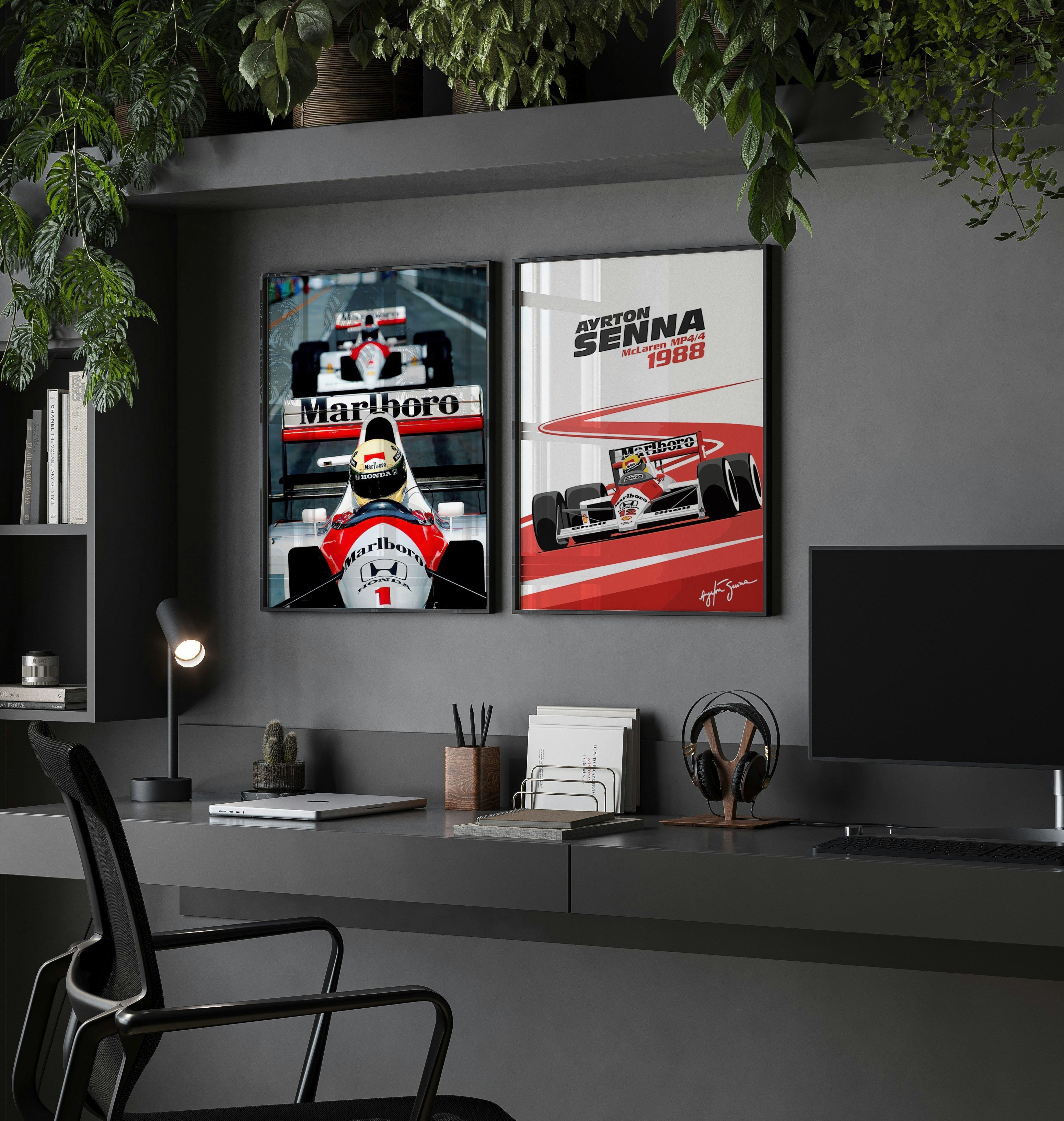 Ayrton Senna 1992 Poster