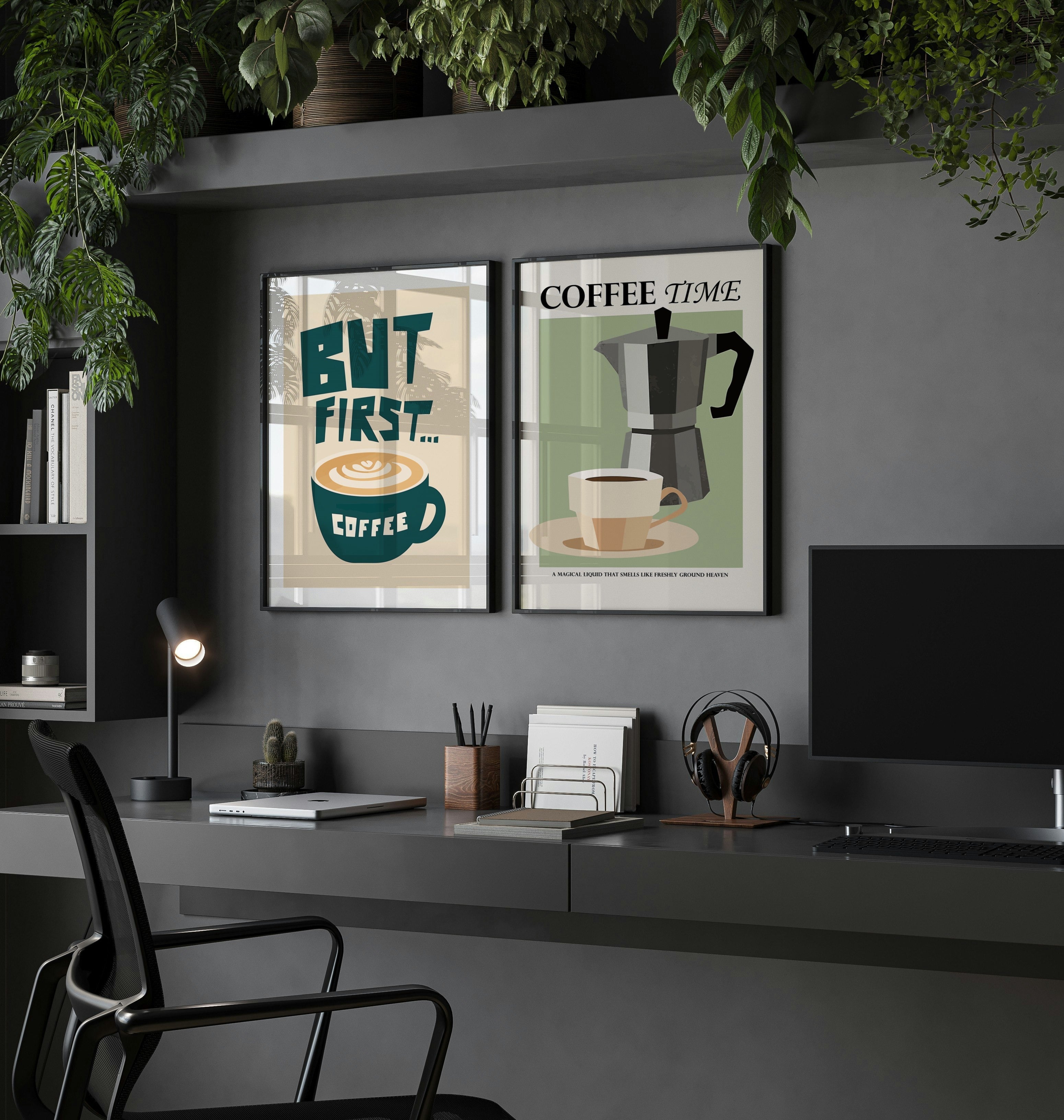 But First Coffee Art Print