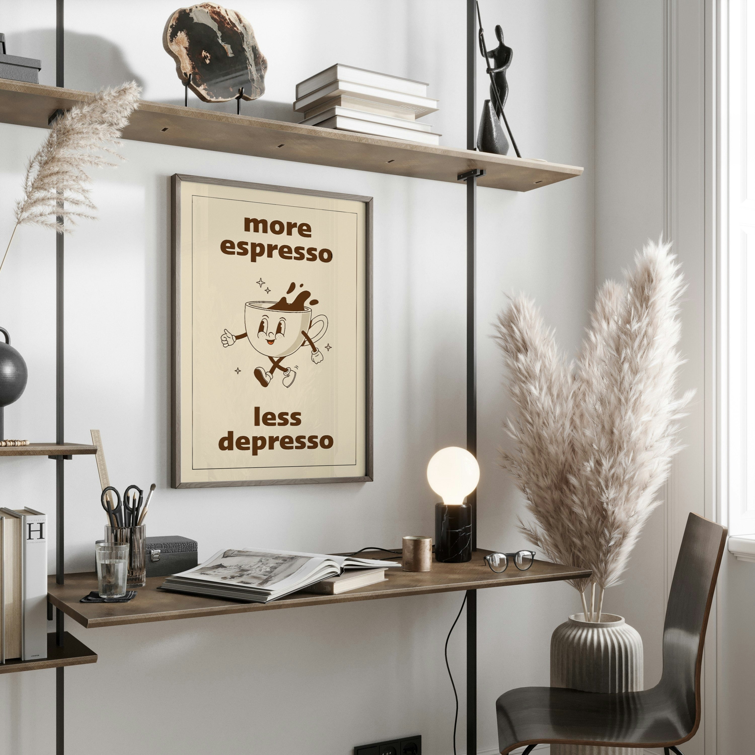 More Espresso Less Depresso Poster