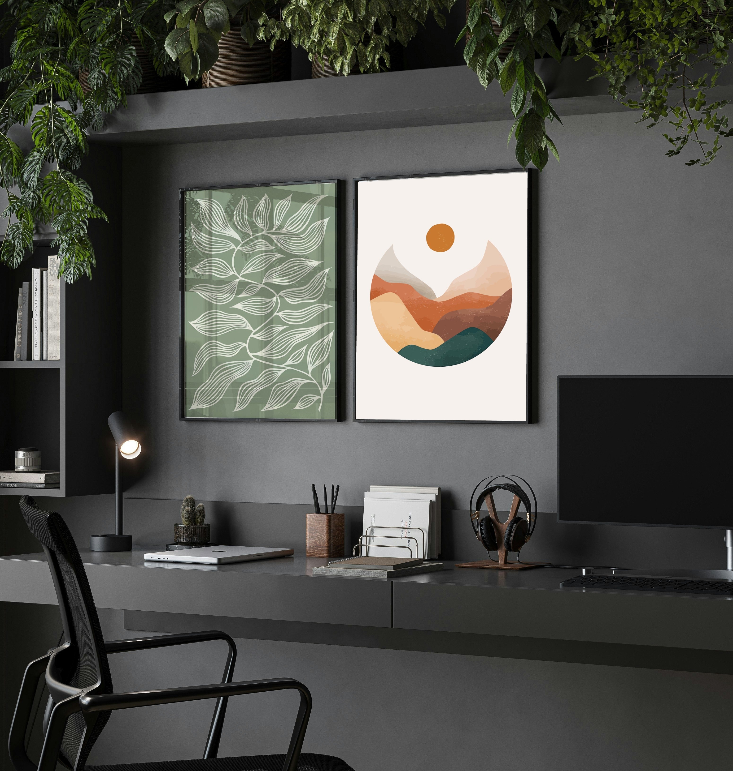 Green Botanical Poster